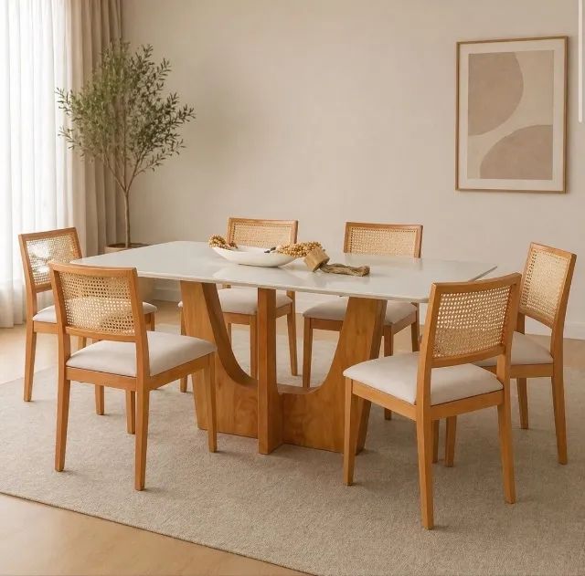 Conjunto de Jantar Toscana 6 Lugares