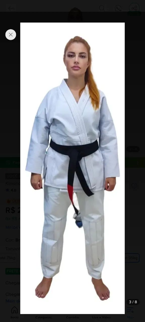 Kimono A3 trançado  - Foto 2