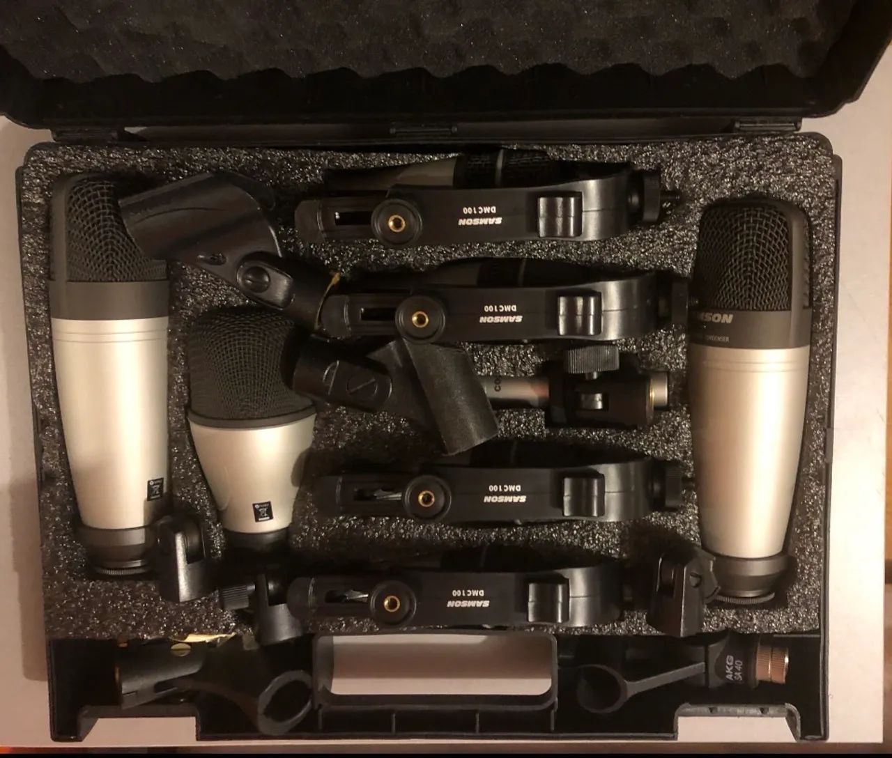 Kit de Bateria samson  8 mics unico oprtunidade  - Foto 4