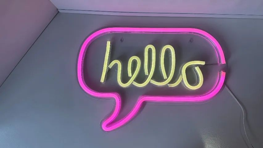 Luz Led Neon Hello - Foto 2