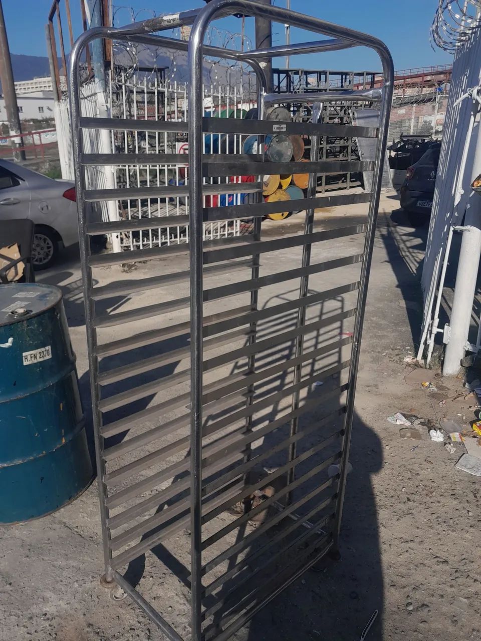Carrinho estante inox padaria - Foto 2