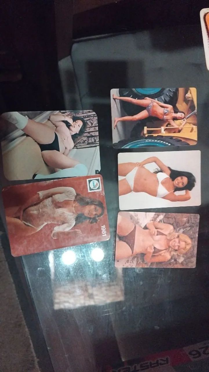 Calendários de bolso antigos 