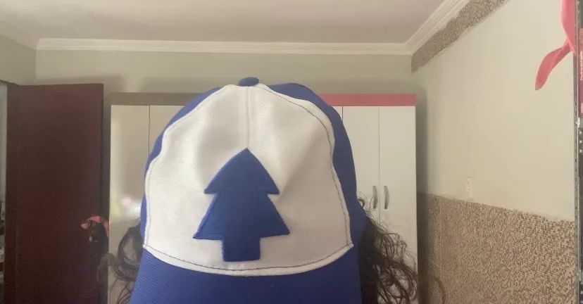 Boné Dipper Pines - Gravity Falls (Azul e Branco) / Cosplay
