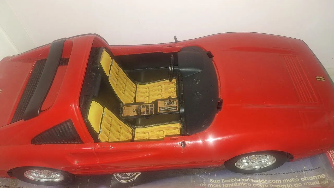 Carro Ferrari da boneca barbie estrela com caixa - Foto 3