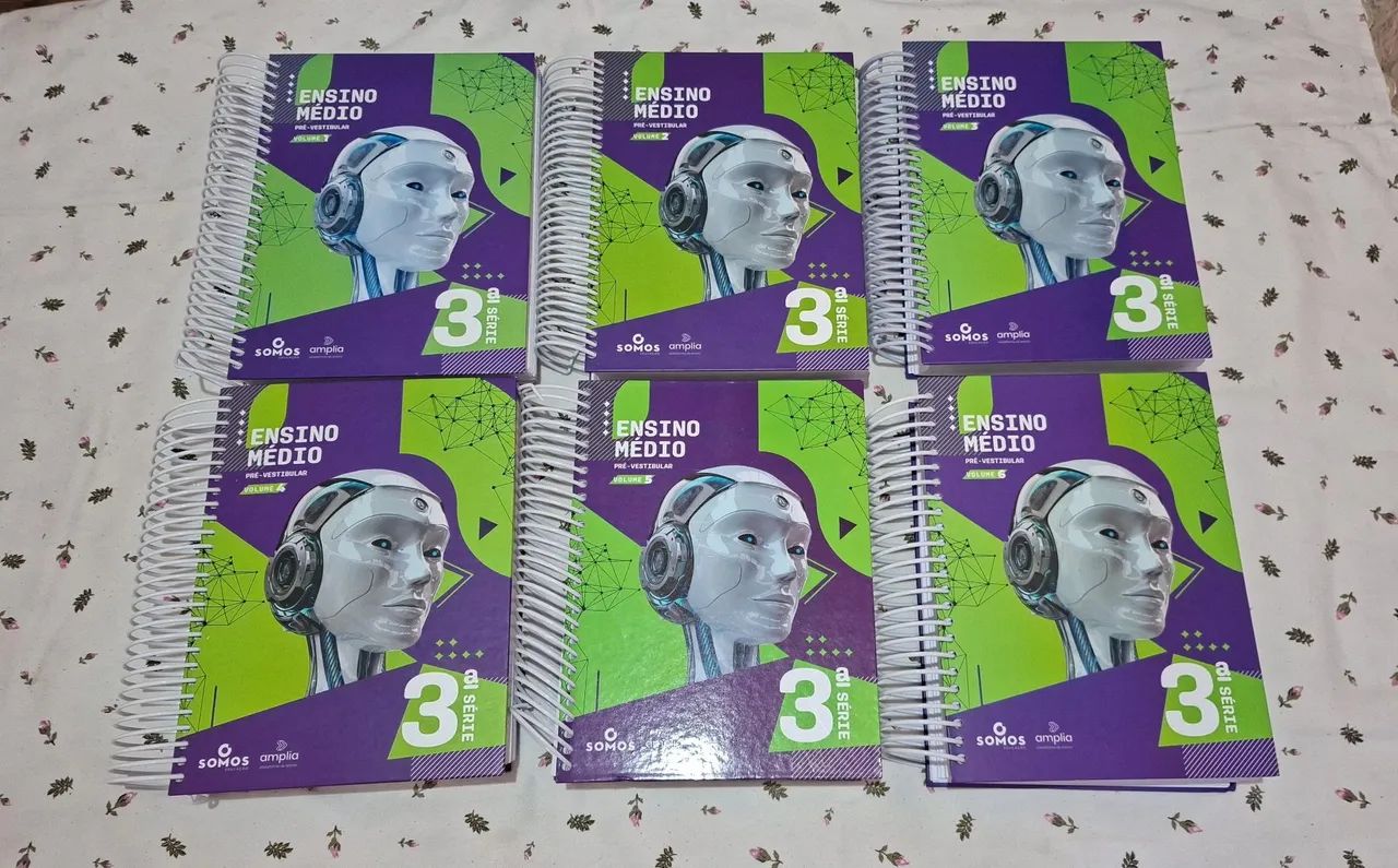 kit livros didáticos pré vestibular/ensino médio pensi