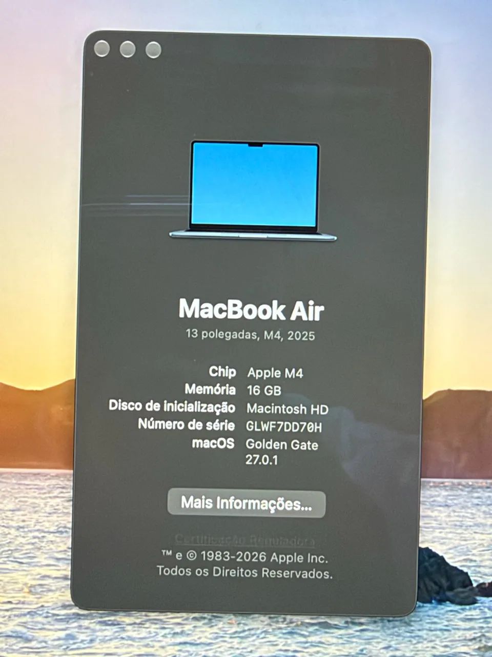 MacBook air m4 16gb  356gb - Foto 3
