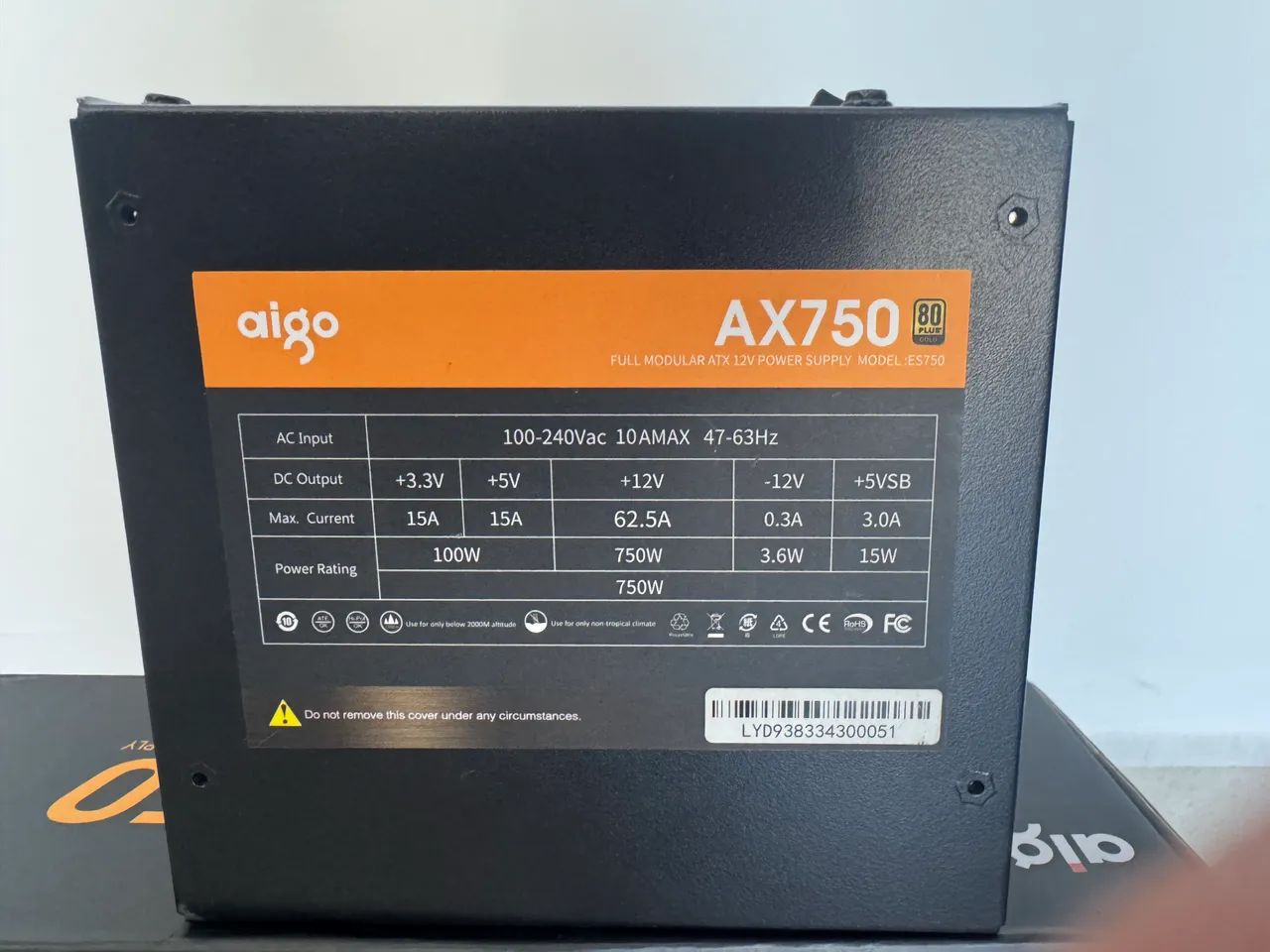 Fonte AIGO AX750  - Foto 4