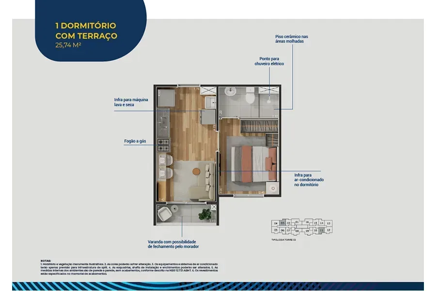 PLANTA 25m²