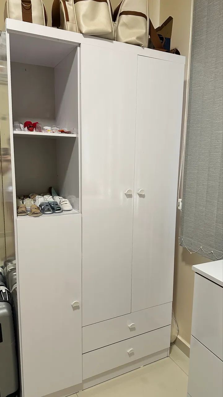 Berço, banheira com trocador, Guarda-roupa, poltrona de amamentação, Ninho  - Foto 2