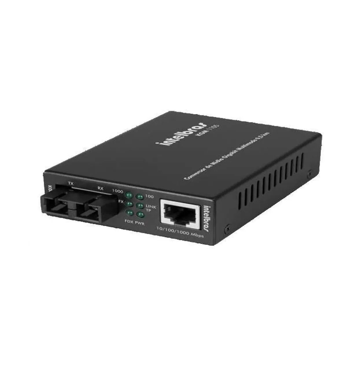 Conversor De Mídia Gigabit Multimodo 0,5km Intelbras Kgm 1105