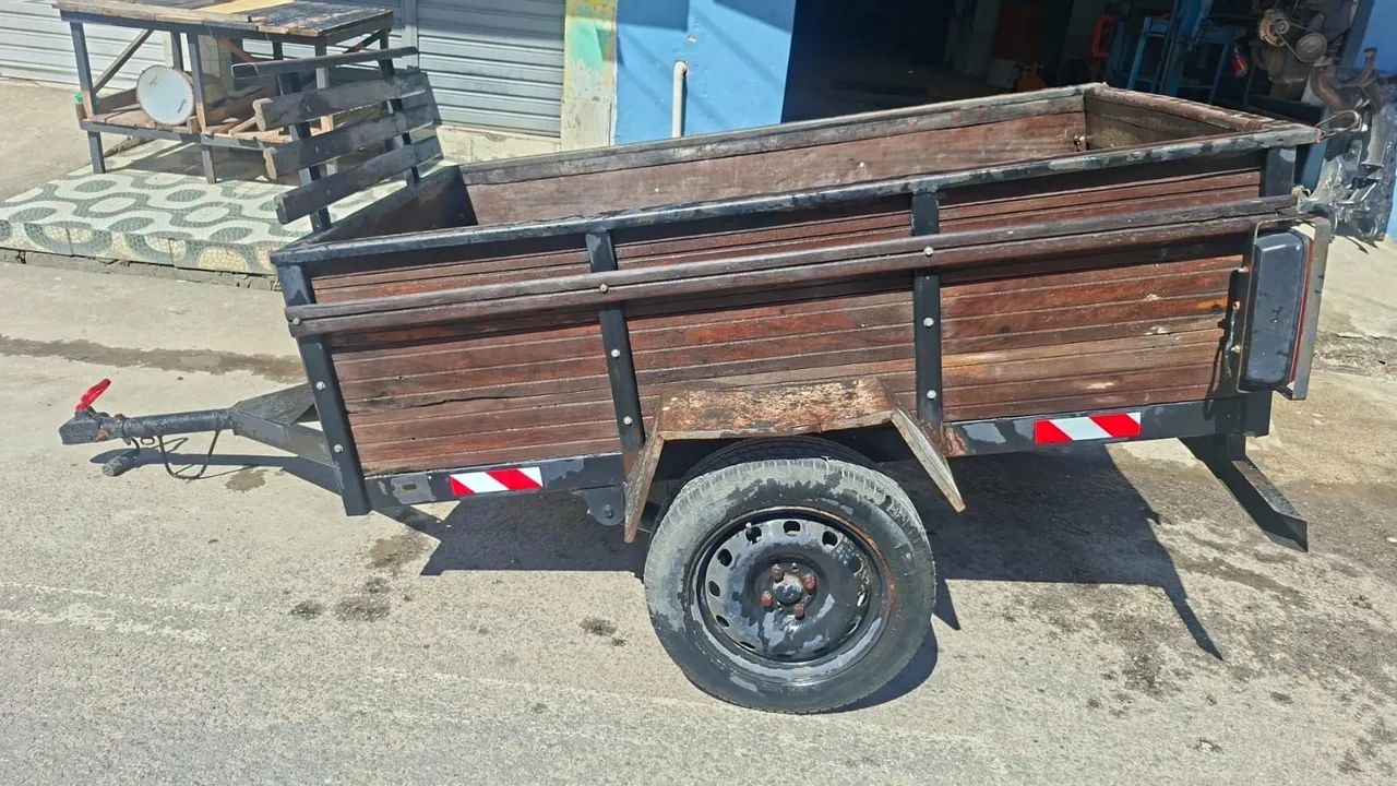 VENDO: Carrocinha e Compressor de Ar - Foto 4