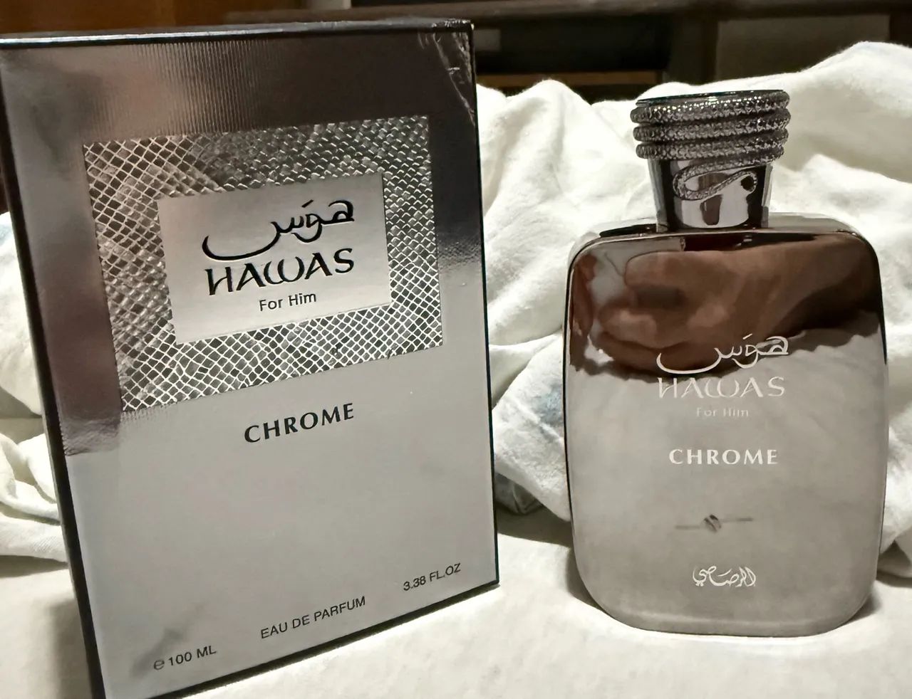 Perfume Árabe Hawas Chrome 