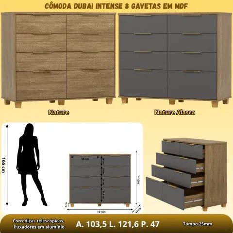 Cômoda DUBAI INTENSE