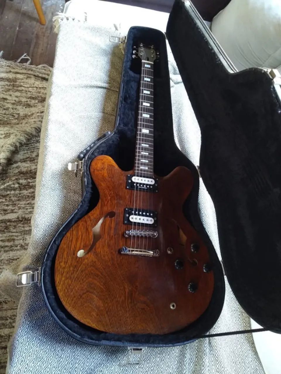 Guitarra Luthier 335 com Case - (não gibson epiphone les paul 355) - Foto 2