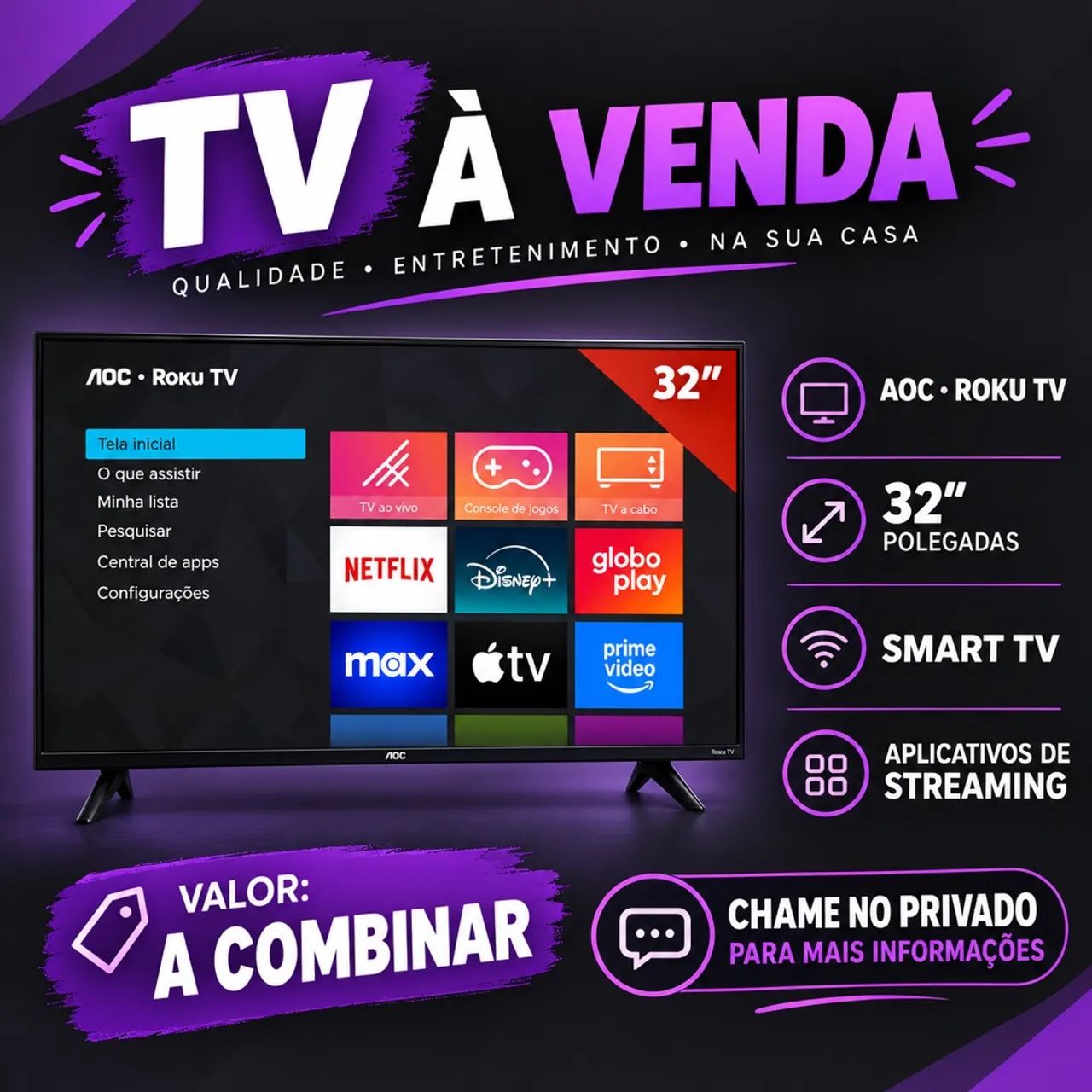 Tv 32 polegadas 