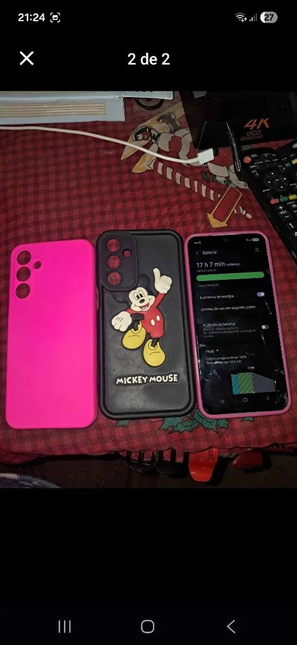 Vendo a16 256 giga um leve risco todo original  - Foto 2