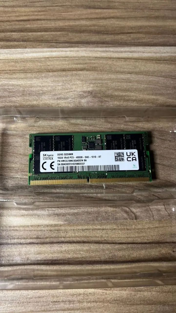 DDR5 16GB 4800Mhz memória ram 
