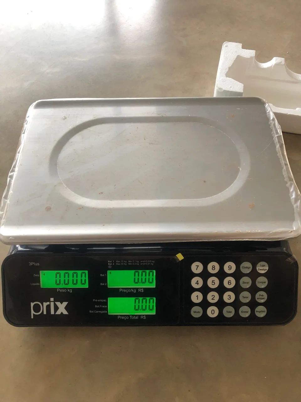 Balança eletrônica prix 3 plus