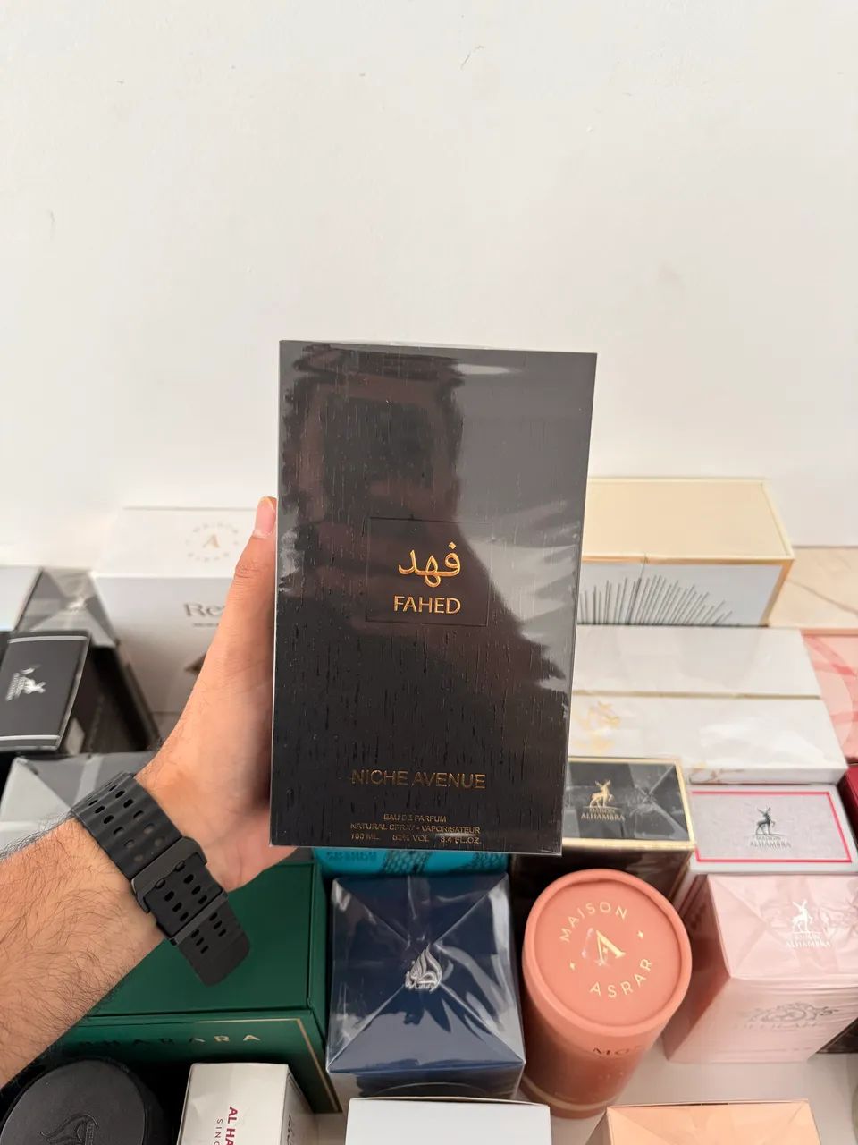 Perfume Fahed Niche Avenue Inspiração Bvlgari Tygar Le Gemme Alta Fixação 100ml - Foto 2