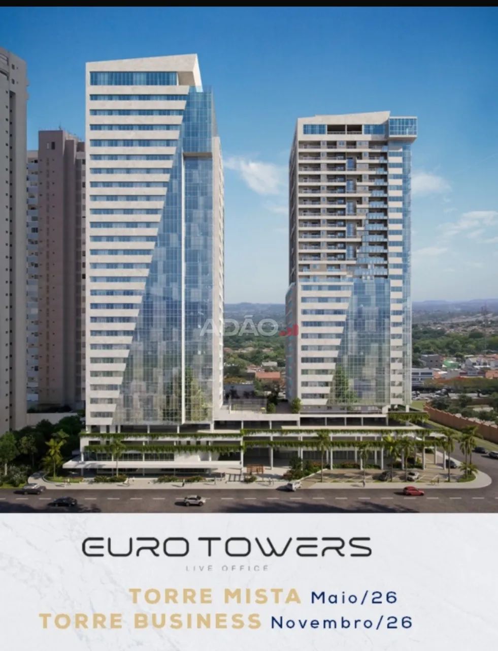 Ágio Sala Comercial Euro Tower IN33817
