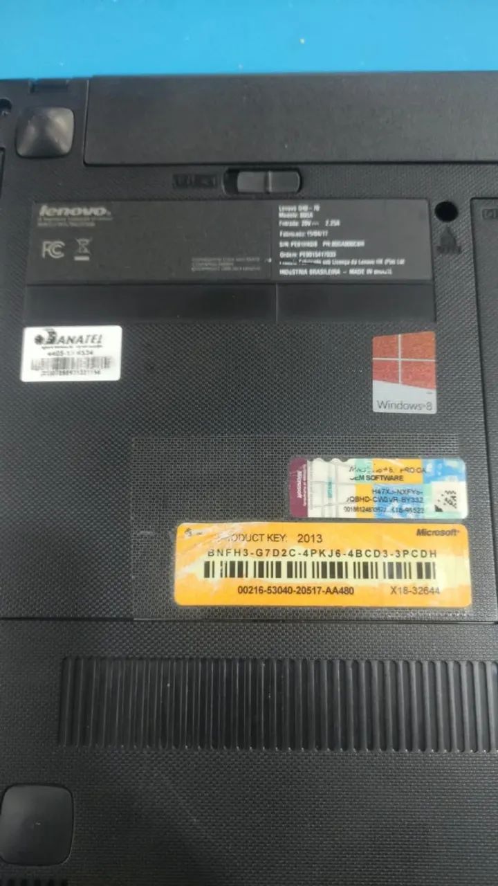 Notebook Lenovo G40-80 I3 8 gb  Ssd128 Bateria Nova  - Foto 2