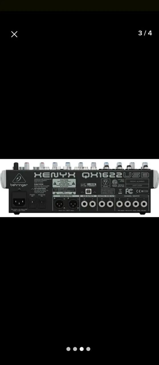 Mesa de Som Behringer QX1622USB - Foto 3