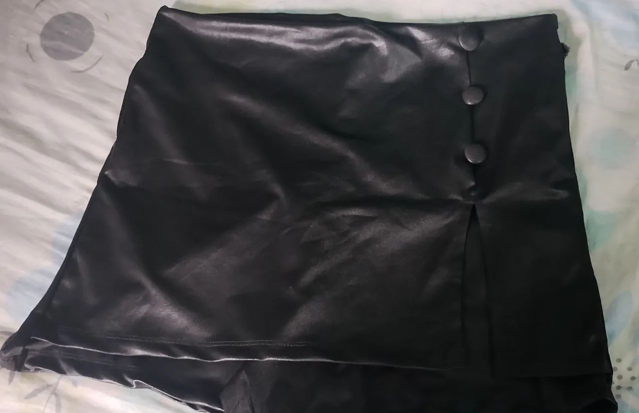 Short saia em courino 44 são João  - Foto 3