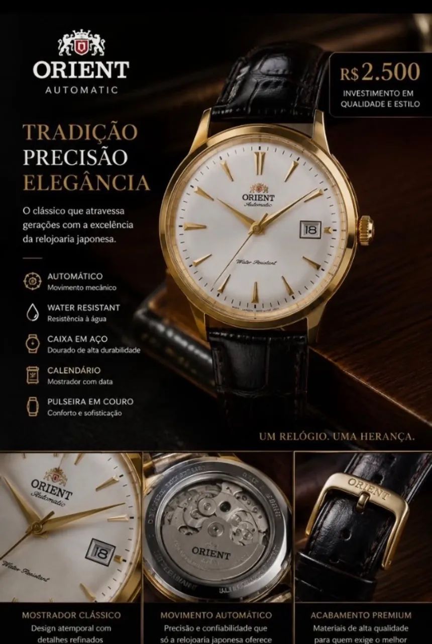 Relogio Orient Bambino - Foto 2