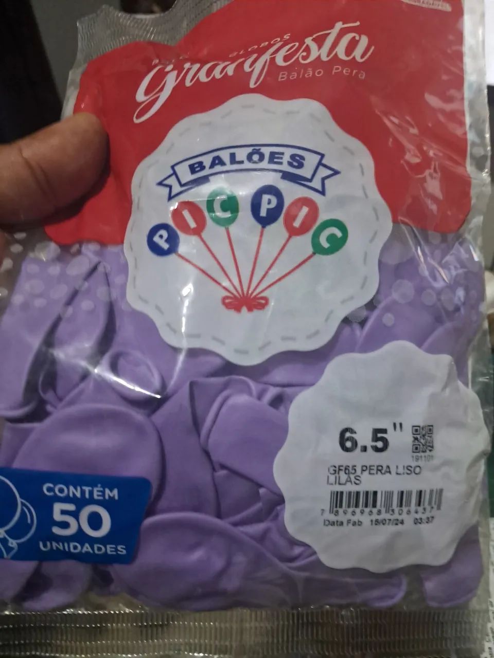 Balões lilás  e roxo com cortina  - Foto 5