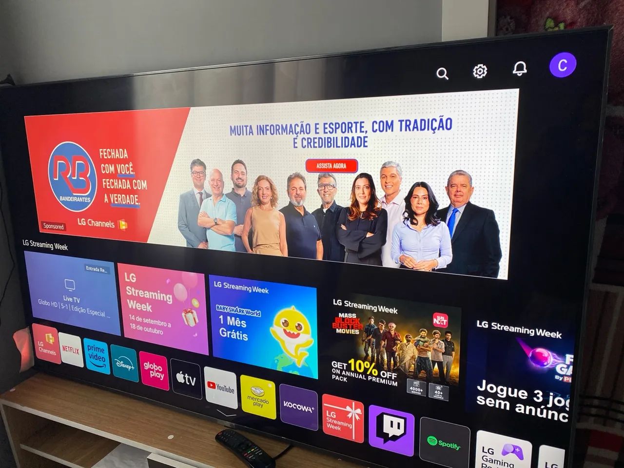 Tv LG smart 60 polegadas 