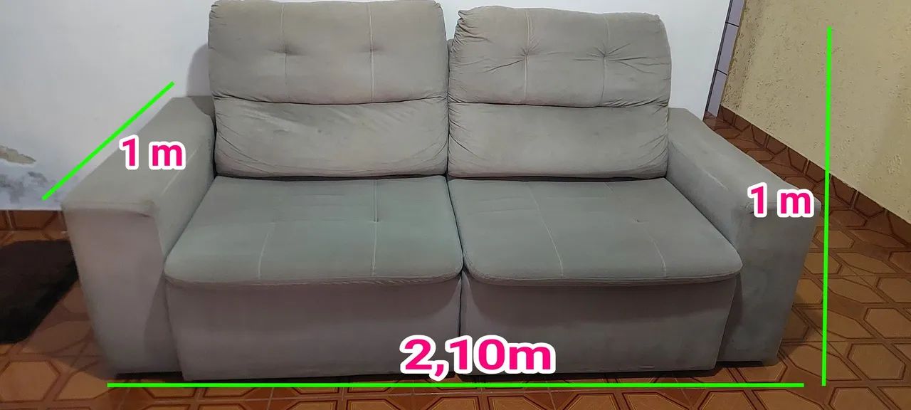 Sofá 2 Lugares retrátil  - Foto 5