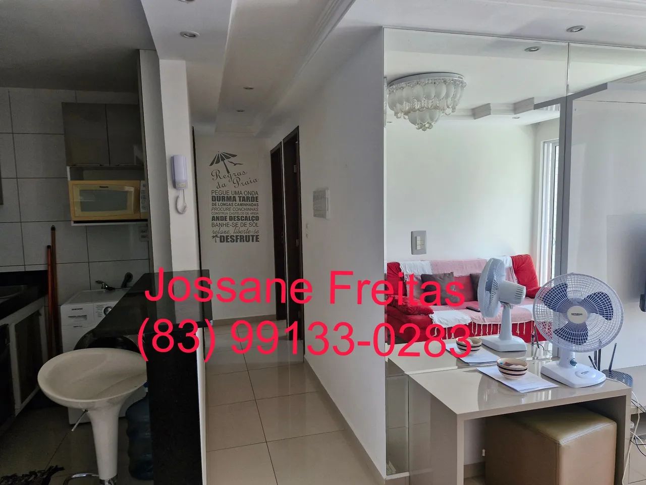 Apartamento temporada 2 quartos na Praia de Cabo Branco - Foto 8