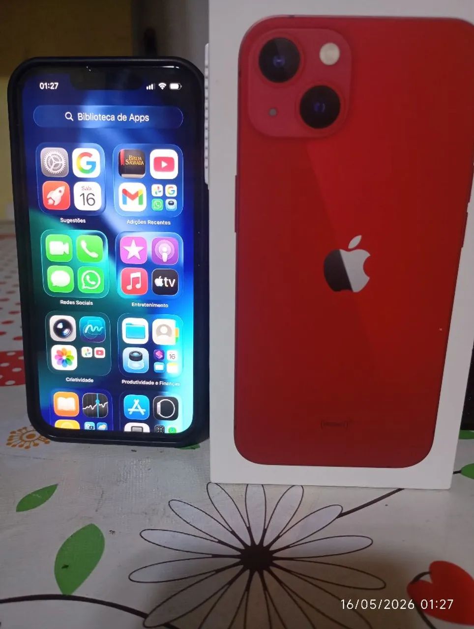 iPhone 13 128gb bem conservado - Celulares e Smartphones - Roger