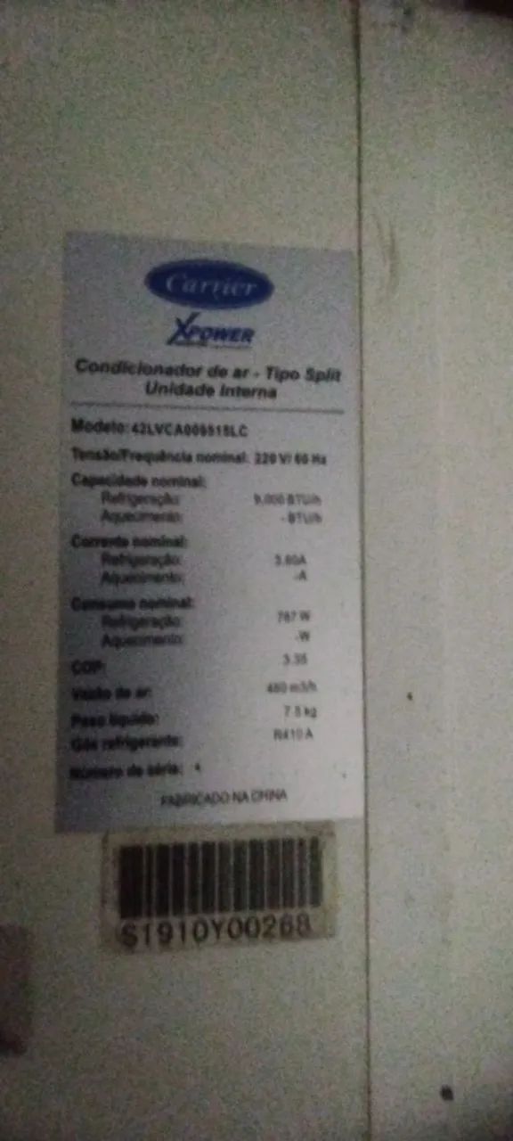 Ar Condicionado Split 12000 BTU/s com defeito  - Foto 4