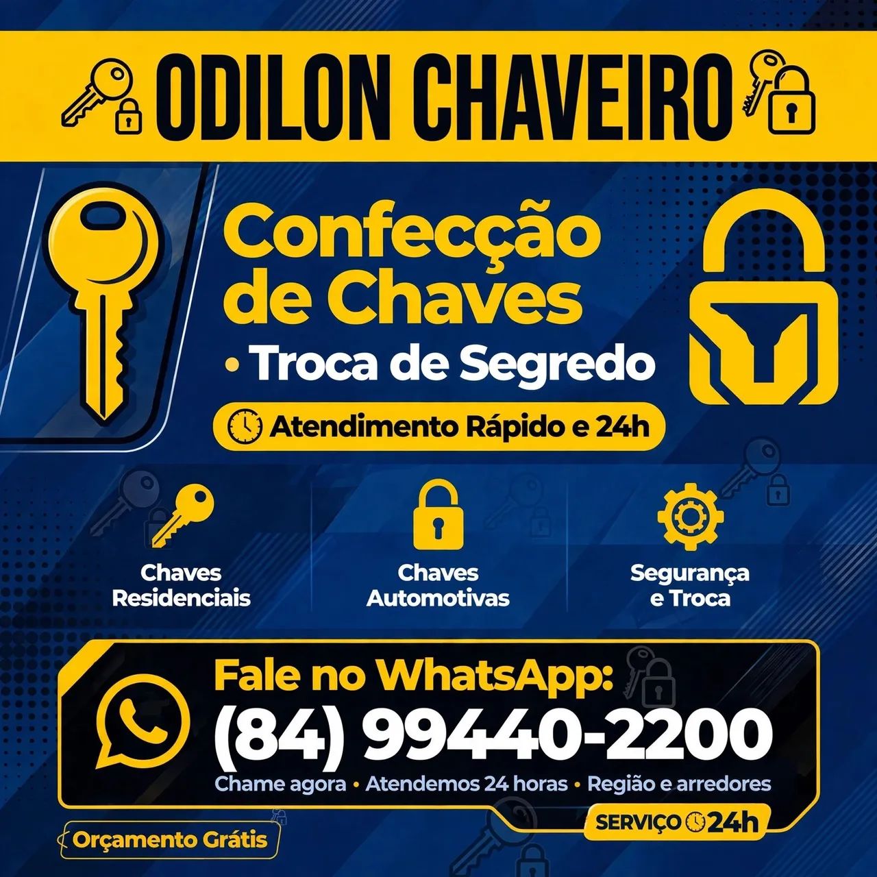 Chaveiro 24hrs - Foto 2