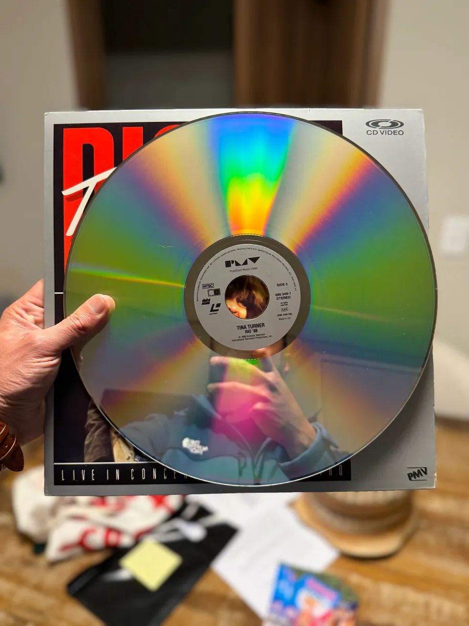 RARIDADE - Laser Disc Tina Turner Rio 88 - Foto 2