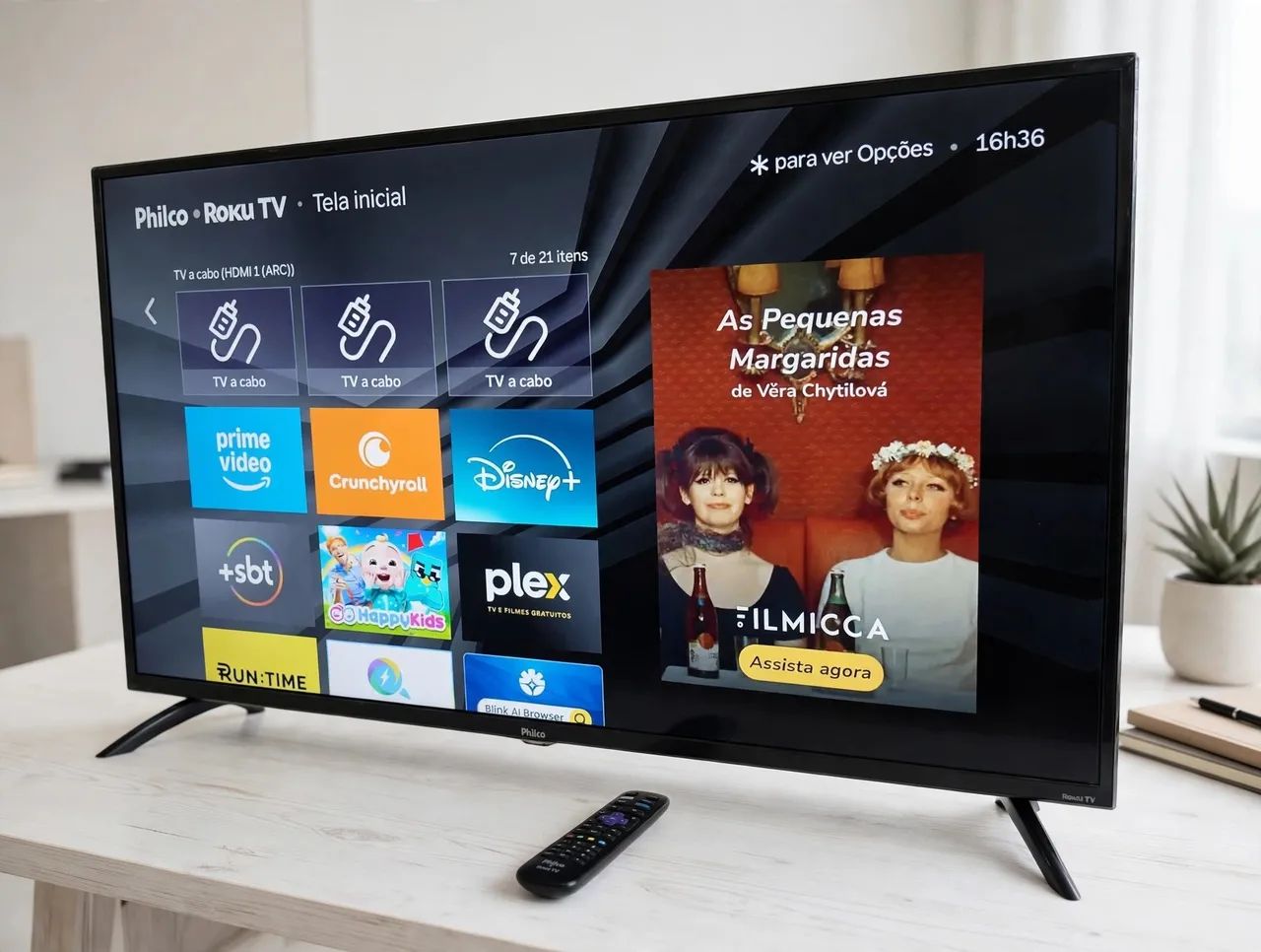 Smart tv de 43 polegadas nova - Foto 4