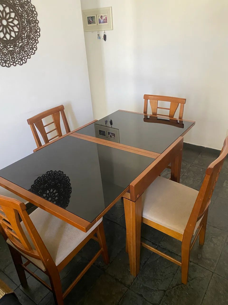 MESA DE MADEIRA ABRE E FECHA! - Foto 5