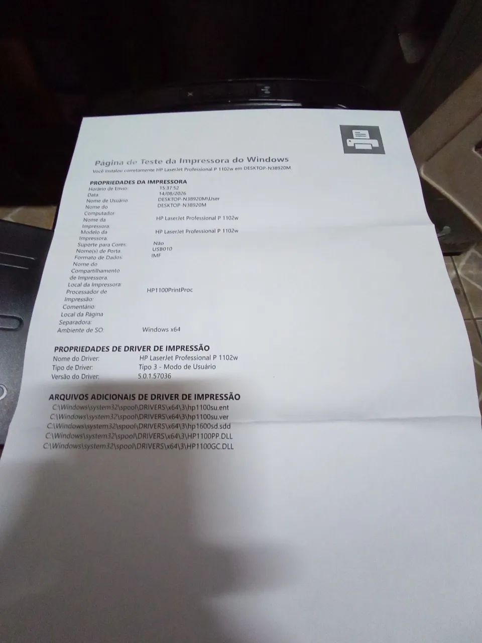 Impressora Lazer Hp P1102w - Foto 3