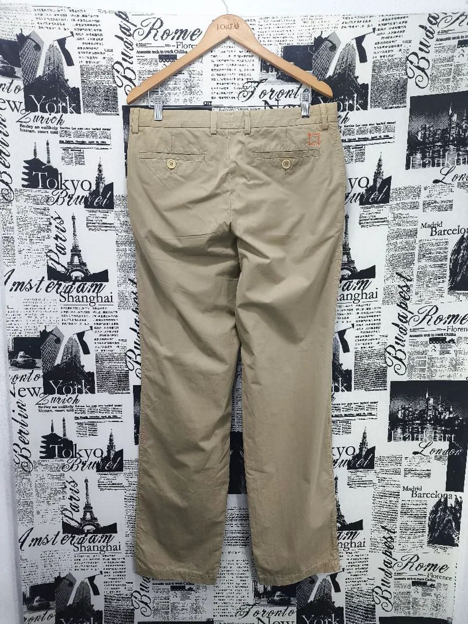 Calça Hugo Boss Sarja Tam 44 Cód 4597 Usado/Original  - Foto 2