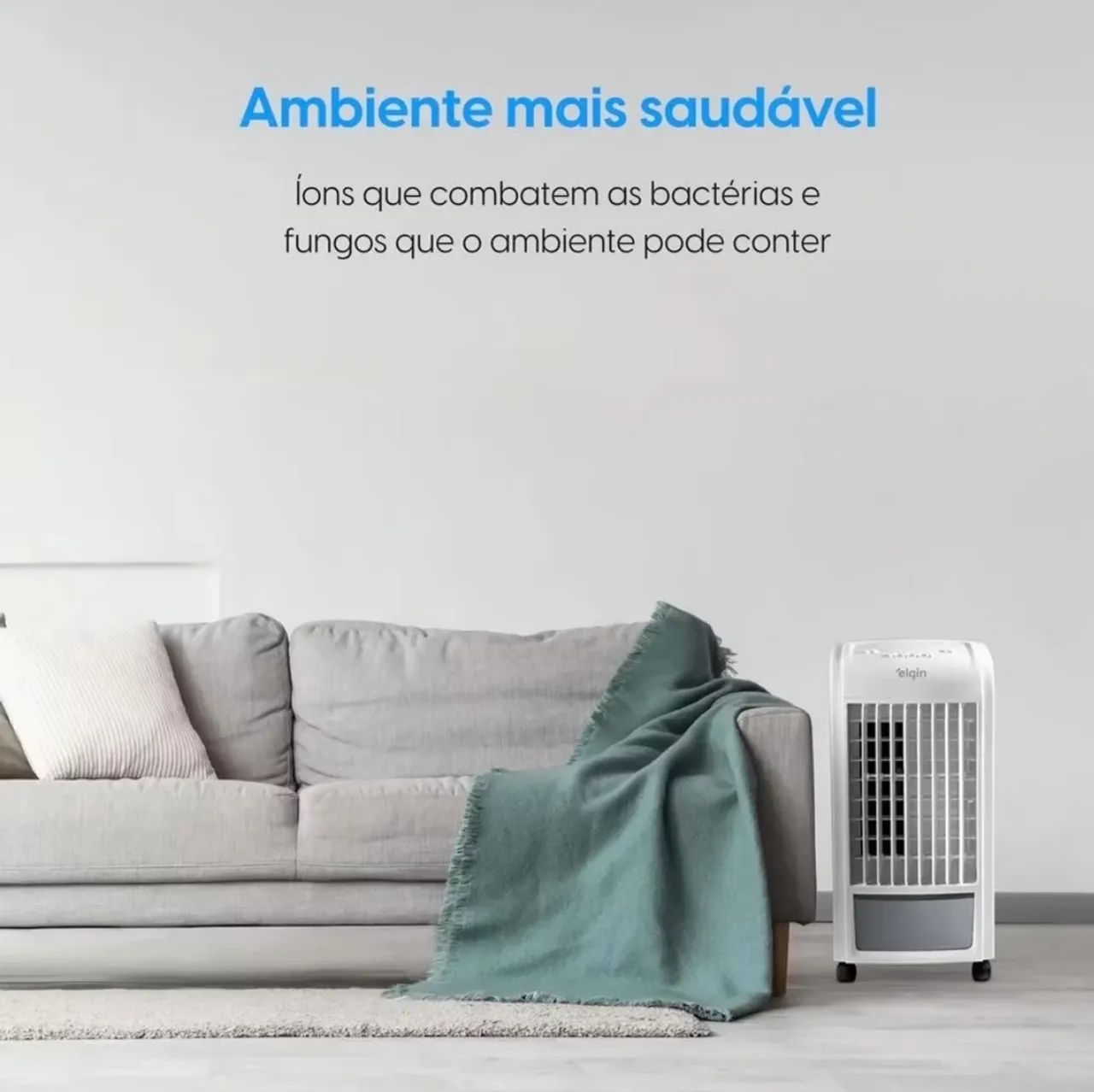 Climatizador smart 4 em 1 resfria ventila umidifica e purifica   - Foto 3