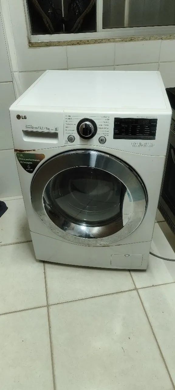 Máquina lava e seca LG 10kg com defeito 