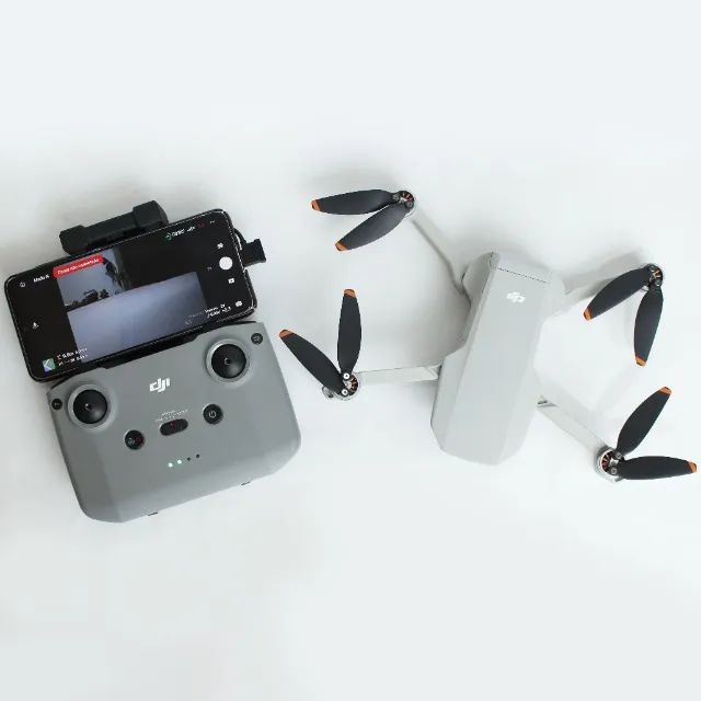 Drone DJI Mini 4k + Protetores de hélices original - Foto 2