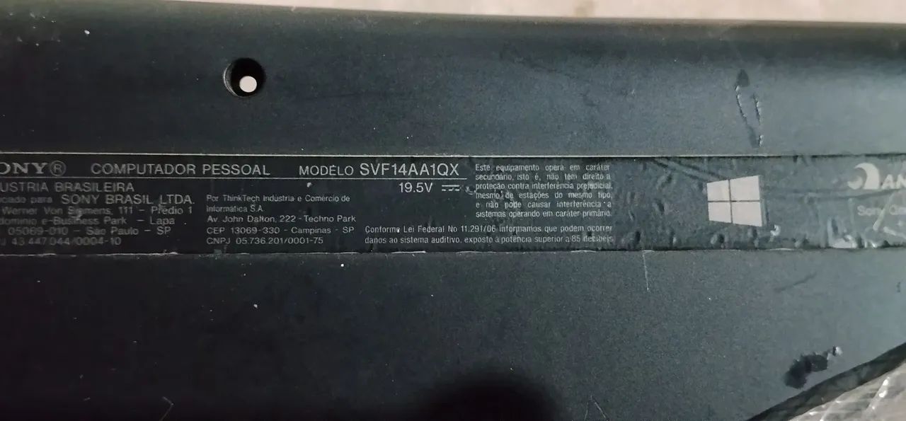 Placa mãe notebook Sony SVF 14AA1QX - Foto 3