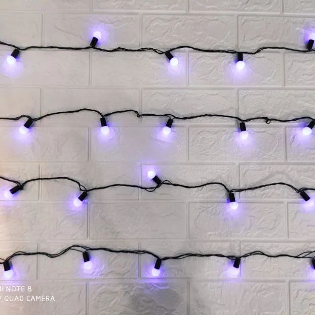 Bolas Color 30 Leds 5m 100v - Azul