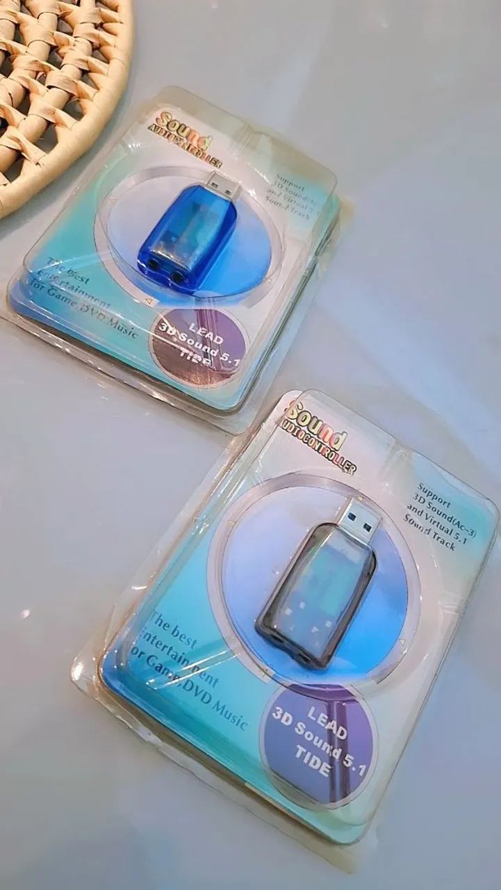 Placa de som usb