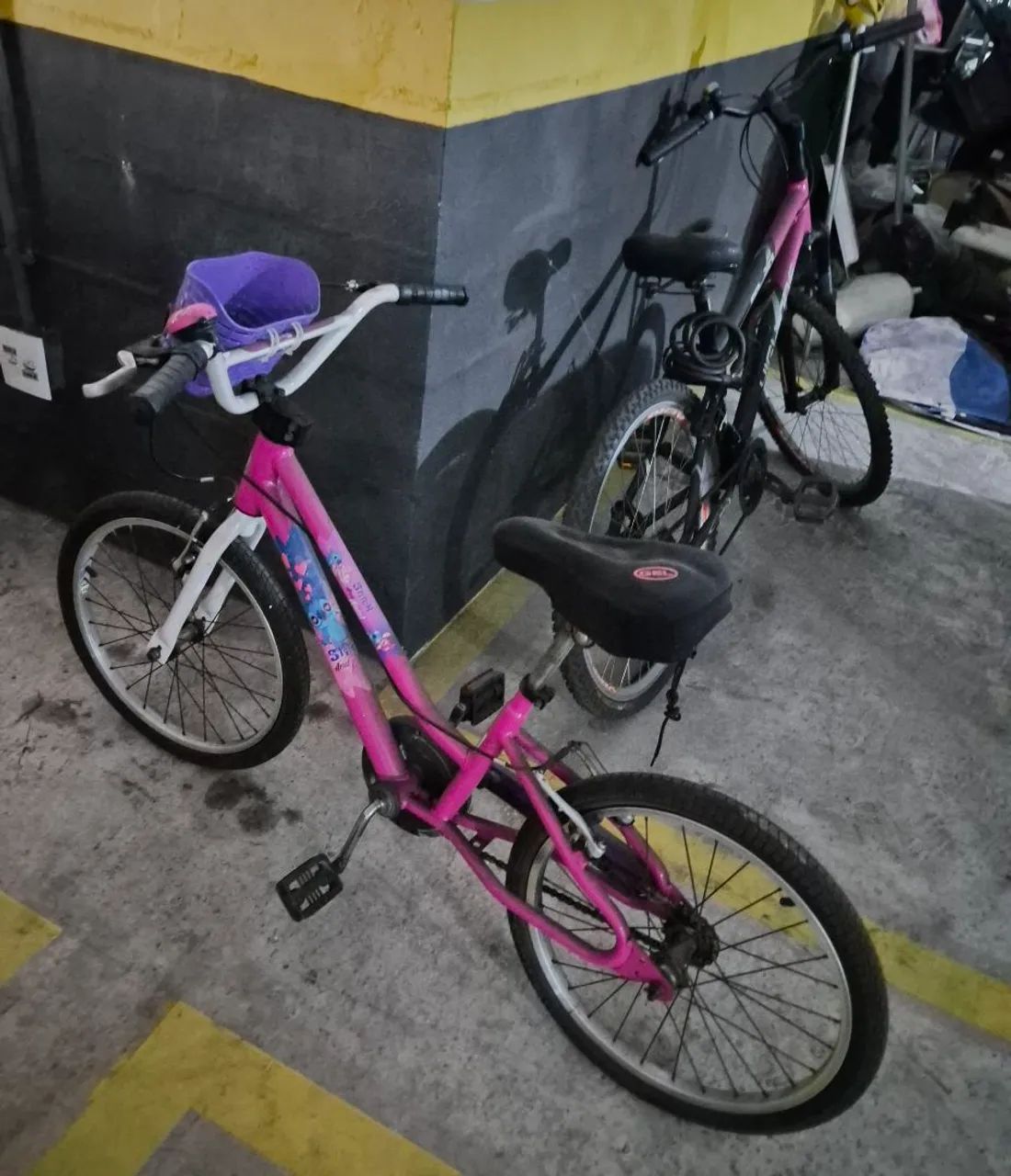 bicicleta adulto e infantil