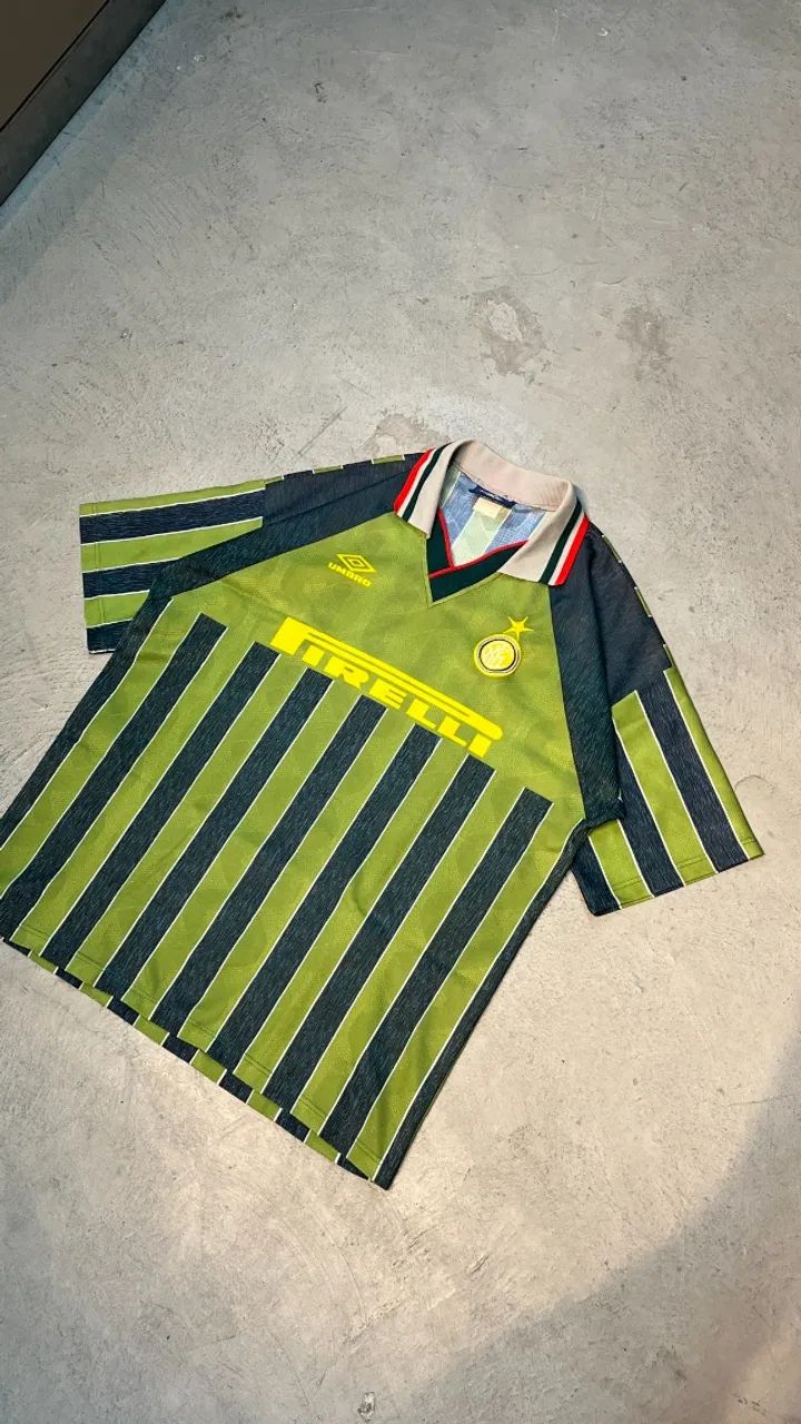 Terceira Camisa inter de Milão 1995 - Original de época !! - Foto 3