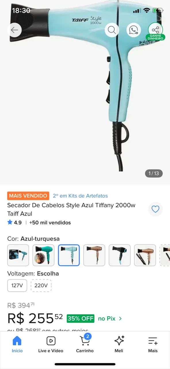 Secador taiff 
