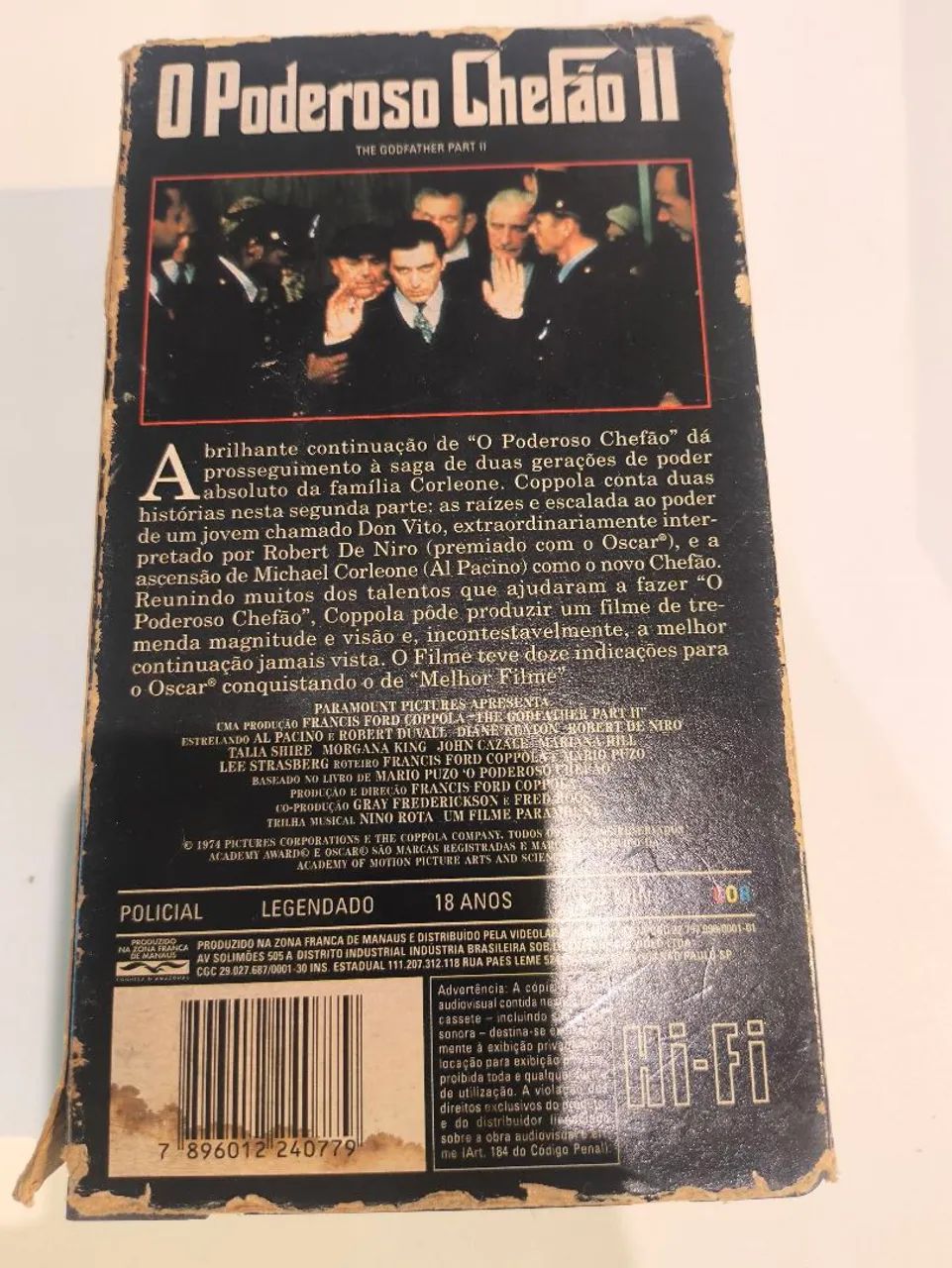 Fita VHS O Poderoso Chefão II ( legendado)    - Foto 4